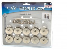 HBM 10-delige magneethakenset 3,65 kg