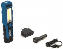 HBM oplaadbare LED zaklamp 280 lumen, model 1, 3W, 22 cm