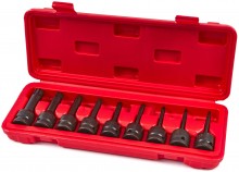 HBM 9-delige Lange Torx Krachtdoppenset 1/2 inch Opname
