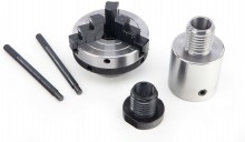 HBM CK 3-3A houtklauwplaat voor houtdraaibank, diameter 75 mm