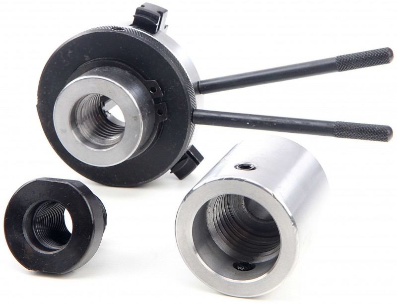 HBM CK 3-3A houtklauwplaat voor houtdraaibank, diameter 75 mm