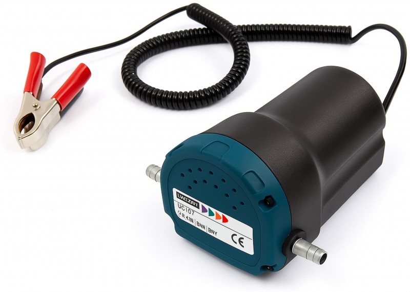HBM 12V elektrische oliepomp, carterpomp inclusief slangen, 0,2 l/min
