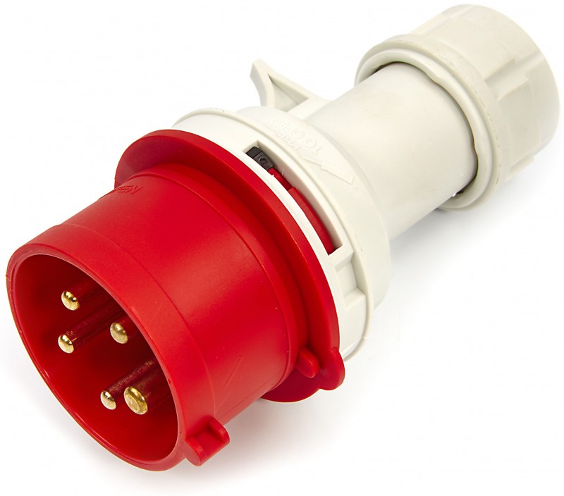 HBM CEE Form Stekker 400V 16A 5-polig 6h IP44