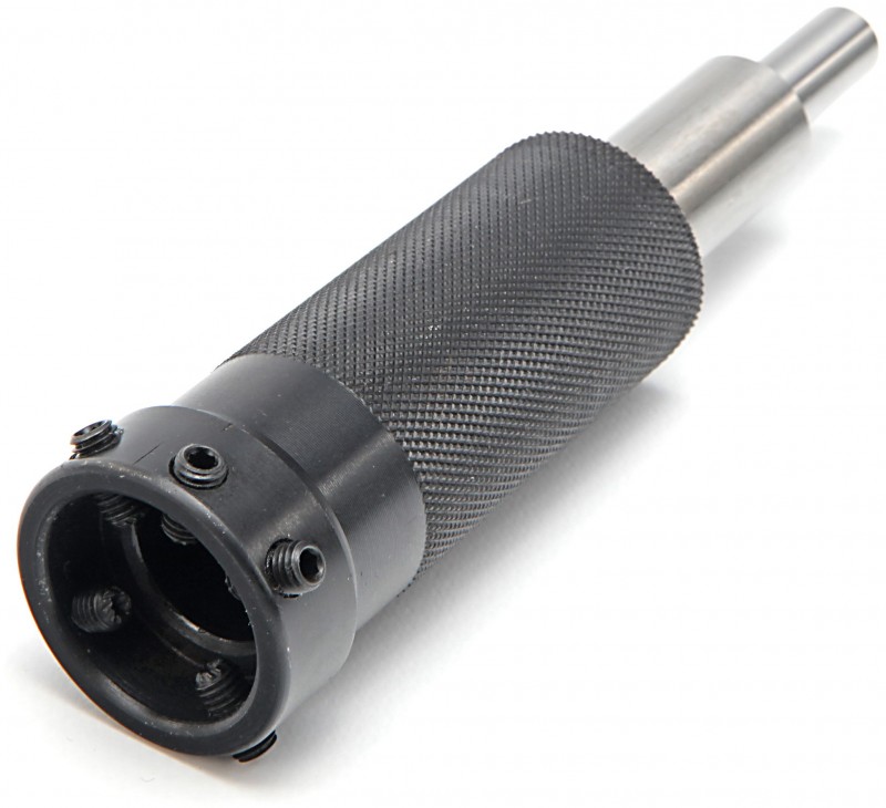 HBM Cilindrische Snijplaathouder 12 mm Opname, 25 mm Lengte