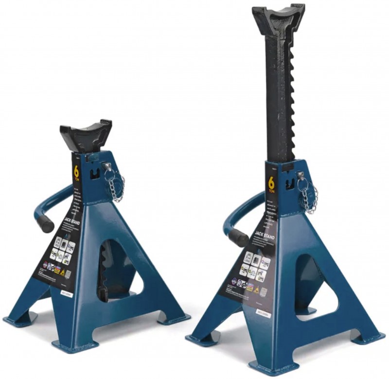 HBM assteunen set van 2 - 6 ton, draagvermogen 6000 kg, 31 x 26,5 x 46 cm HBM assteunen set van 2 - 6 ton, draagvermogen 6000 kg, 31 x 26,5 x 46 cm