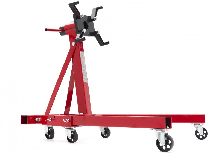 HBM opvouwbare motormontagesteun verrijdbaar 900 kg - 45 kg, 17,5 x 45 x 91 cm
