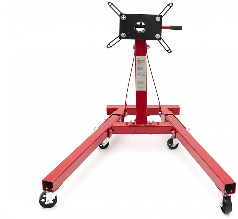 HBM opvouwbare motormontagesteun verrijdbaar 900 kg - 45 kg, 17,5 x 45 x 91 cm