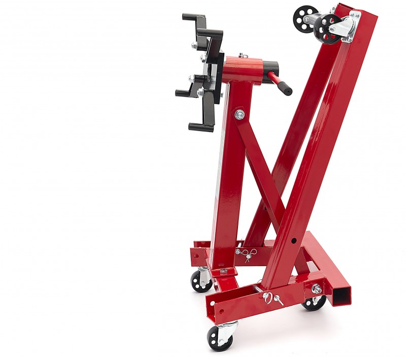 HBM opvouwbare motormontagesteun verrijdbaar 900 kg - 45 kg, 17,5 x 45 x 91 cm