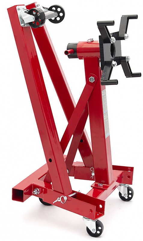 HBM opvouwbare motormontagesteun verrijdbaar 900 kg - 45 kg, 17,5 x 45 x 91 cm