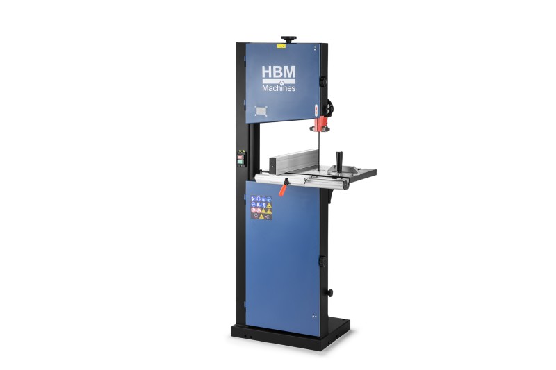 HBM hout lintzaag 400 mm, 230V, kantelbaar, uitlading 350 mm, 1500 W