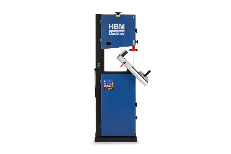 HBM hout lintzaag 400 mm, 230V, kantelbaar, uitlading 350 mm, 1500 W