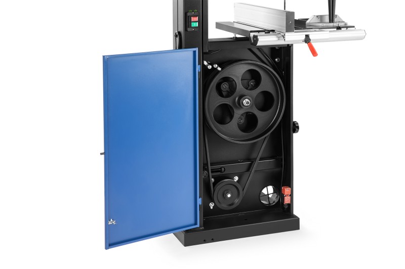 HBM hout lintzaag 400 mm, 230V, kantelbaar, uitlading 350 mm, 1500 W