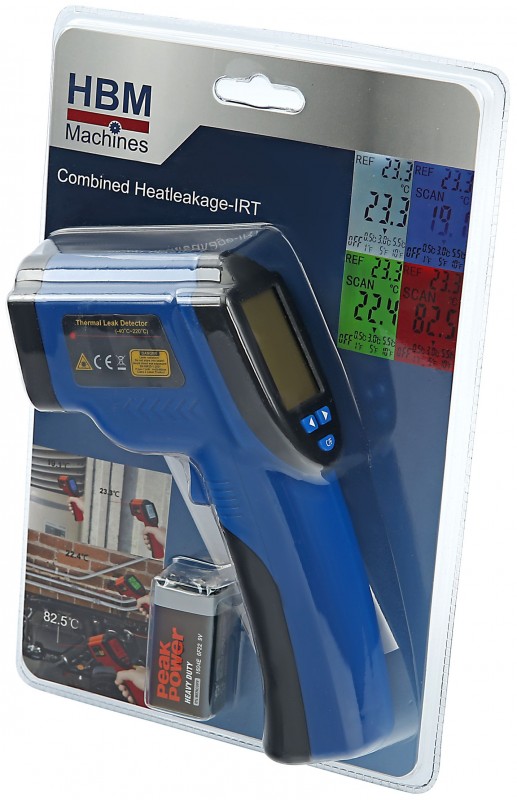 HBM Digitale Infrarood Temperatuurmeter - Lekkagevinder Model 2, Temperatuurmeting