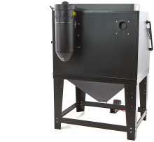 HBM SBC 990 Straalcabine met Afzuiging, Matzwart, 8 Bar, 350 l/min, 124 x 133 x 177 cm
