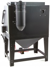 HBM SBC 990 Straalcabine met Afzuiging, Matzwart, 8 Bar, 350 l/min, 124 x 133 x 177 cm