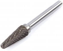 HBM volhardmetalen frezenset 5-delig, 6 mm opname, eindmolen voor aluminium, messing, koper, metaal, rvs en staal
