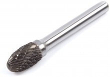HBM volhardmetalen frezenset 5-delig, 6 mm opname, eindmolen voor aluminium, messing, koper, metaal, rvs en staal
