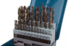 HBM HSS 5% Kobalt Borenset 1-6 x 0,1 mm voor Metaal