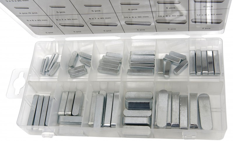HBM 60-delig Spie Assortiment voor Gereedschapswand HBM 60-delig Spie Assortiment voor Gereedschapswand