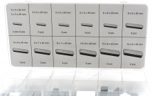 HBM 60-delig Spie Assortiment voor Gereedschapswand HBM 60-delig Spie Assortiment voor Gereedschapswand