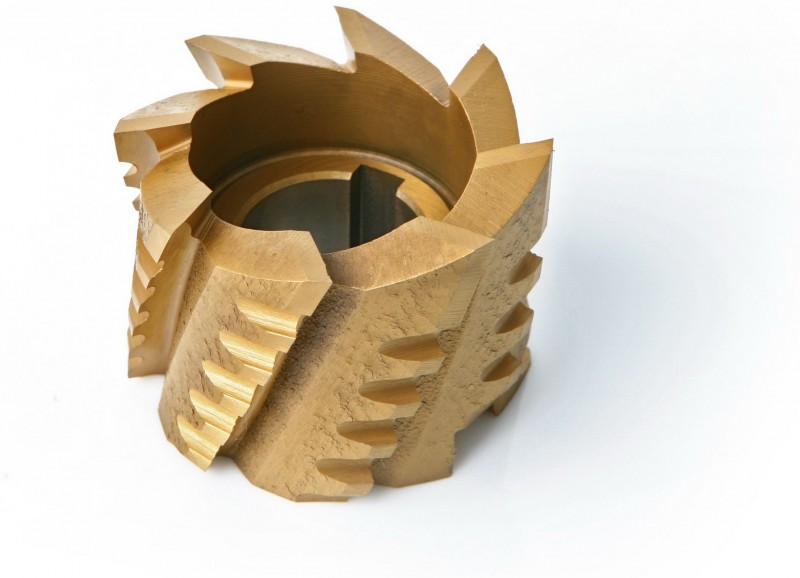 HBM 40 mm HSS TiN Gecoate Cilinderfrees voor Metaal en Staal - Ruw