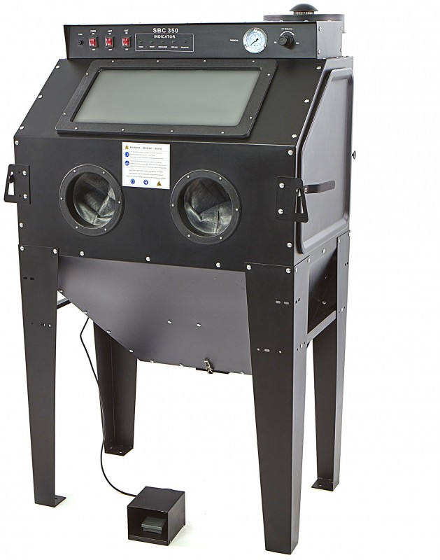 HBM SBC 350 Straalcabine Met Afzuiging CE