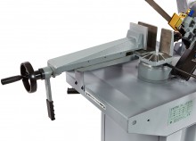 HBM 275 Vario metaalbandzaag, 1500 W, 230 V, kantelbaar, koelinstallatie, IP54, zaagcapaciteit tot 225 mm
