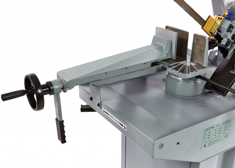 HBM 275 Vario metaalbandzaag, 1500 W, 230 V, kantelbaar, koelinstallatie, IP54, zaagcapaciteit tot 225 mm
