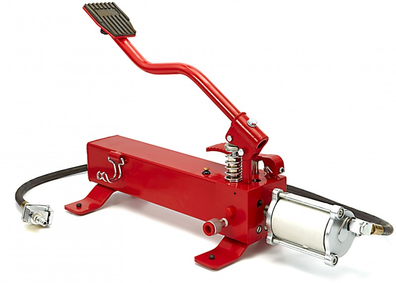 HBM hydraulisk og pneumatisk fodpumpe