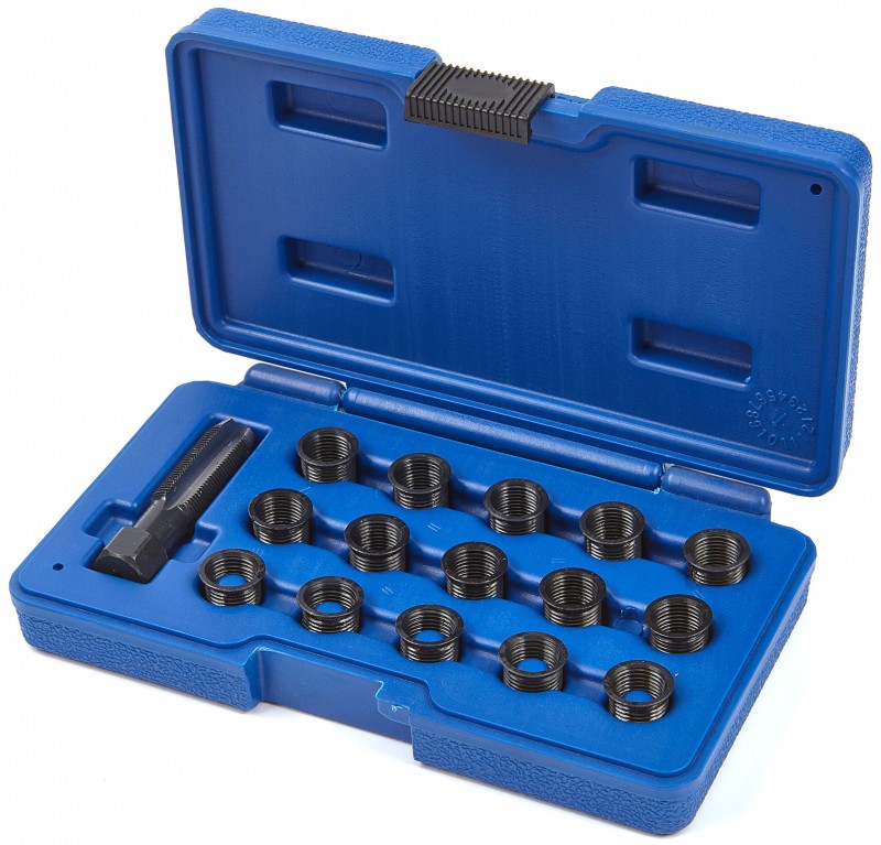 HBM 16-delige draad reparatieset voor bougies