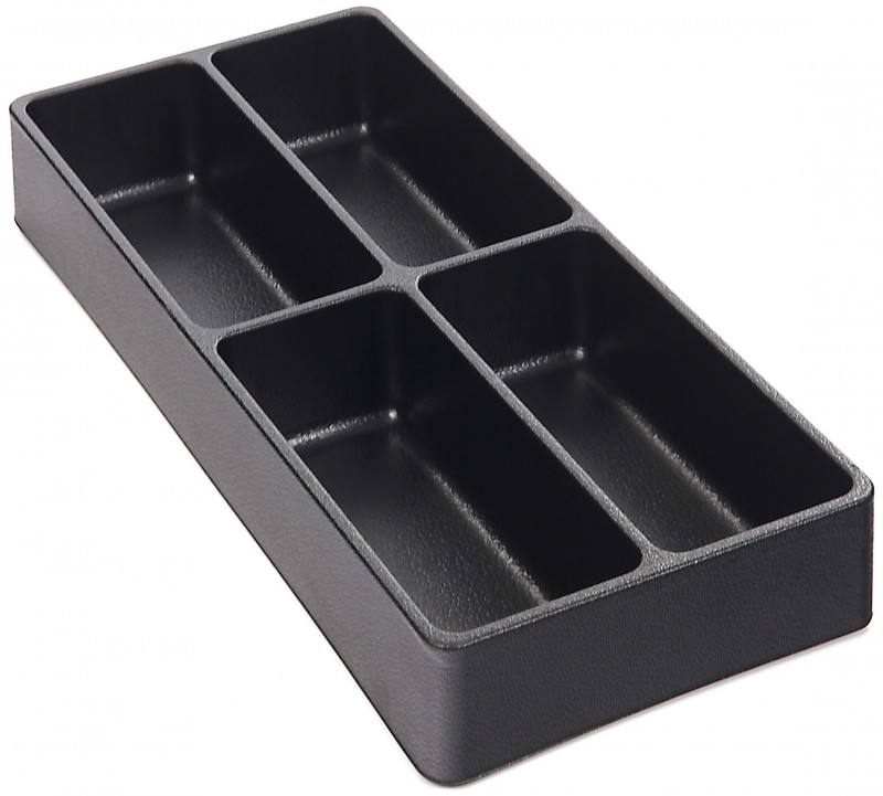 HBM inlay set 3-delig voor gereedschapswagen, kunststof, 6 cm hoog
