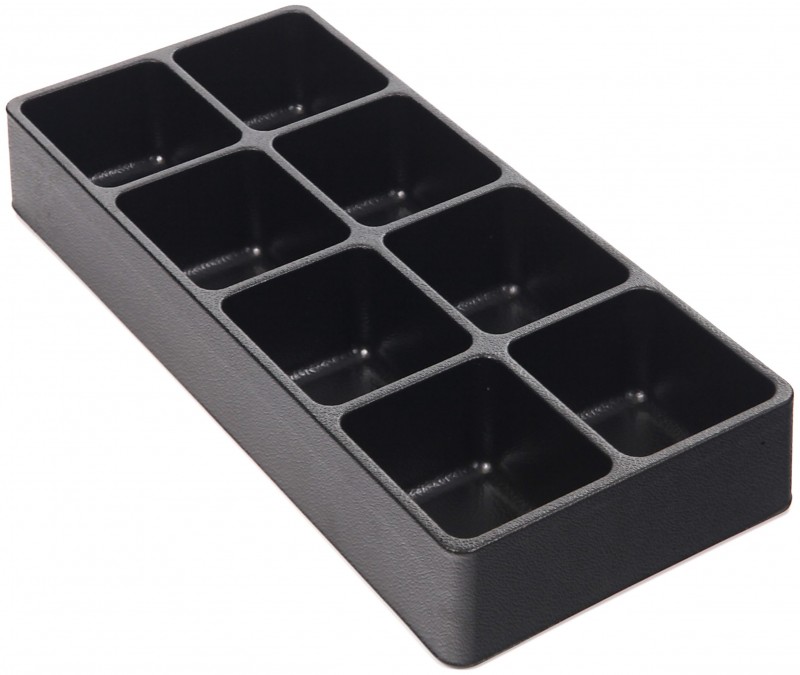 HBM inlay set 3-delig voor gereedschapswagen, kunststof, 6 cm hoog
