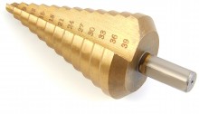 HBM HSS TiN gecoate trapboor voor metaal 4-12 mm HBM HSS TiN gecoate trapboor voor metaal 4-12 mm