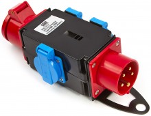 HBM 1 x 400 Volt en 3 x 230 Volt Verdeelblok