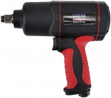 HBM professionele 1/2 inch pneumatische slagmoersleutel 680 Nm 6 bar 7.500 rpm draaibaar links/rechts