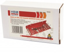 HBM 20-delige Radio Demontage Set