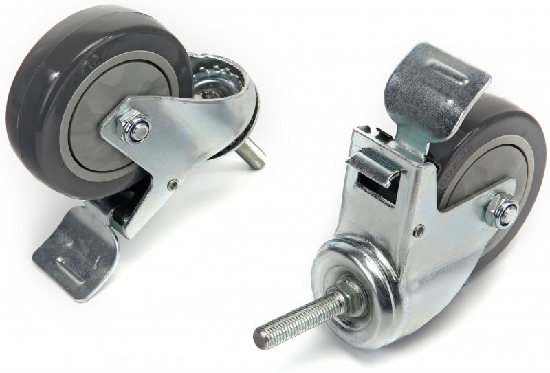 HBM Profi Zwenkwielen 100 mm met Draadeind M12 x 30 mm en Rem, 4 Stuks, 120 kg
HBM Profi Zwenkwielen 100 mm met Draadeind M12 x 30 mm en Rem, 4 Stuks, 120 kg