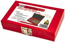 HBM 15-delige Inbus Bitset met 1/2 inch Adapter
