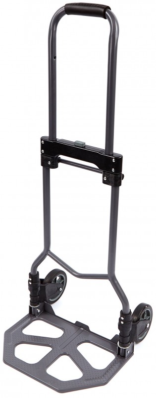 HBM opvouwbare steekwagen 75 kg, inklapbaar, 2 wielen per as, 39 cm breed, draagvermogen 75 kg HBM opvouwbare steekwagen 75 kg, inklapbaar, 2 wielen per as, 39 cm breed, draagvermogen 75 kg