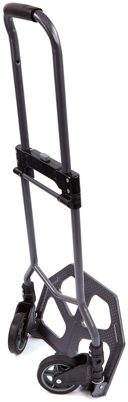HBM opvouwbare steekwagen 75 kg, inklapbaar, 2 wielen per as, 39 cm breed, draagvermogen 75 kg HBM opvouwbare steekwagen 75 kg, inklapbaar, 2 wielen per as, 39 cm breed, draagvermogen 75 kg