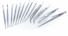 HBM 13-delige Pincet- en Wax Carver Modulairhakenset
