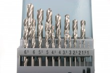 HBM HSS M2 Borersæt 1-10 x 0,5 mm til Metal.