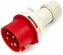 HBM CEE form stikprop 400V 32A 5-polet 6h IP44.