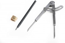 HBM 150 mm Afkraspasser met opzetbare HM pen
