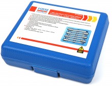 HBM 7-delige Profi 3/8 inch lange inbus doppenset 3-10 mm Model 2
