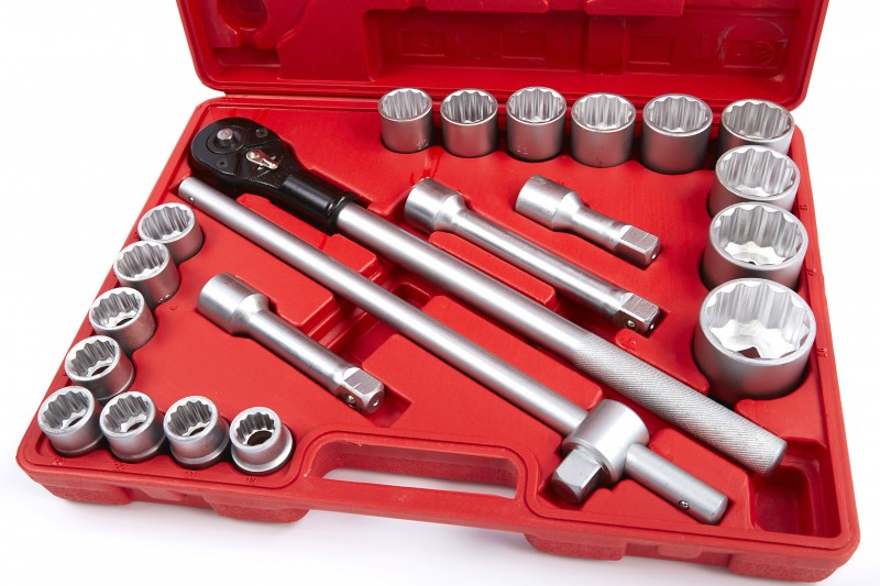 HBM 22-delt 3/4 inch topnøglesæt HBM 22-delt 3/4 inch topnøglesæt