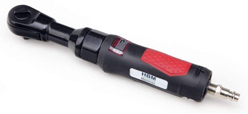 HBM 17-delige 1/2 inch Slagratelset - Luchtverbruik 100 l/min