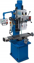 HBM BF 45 DRO freesmachine 400 V met tafelvoeding, uitleeskast en koelinstallatie
