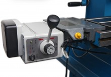 HBM BF 45 DRO freesmachine 400 V met tafelvoeding, uitleeskast en koelinstallatie
