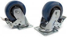HBM Profi drejehjul med bremse - 4 Stk., 125 mm, Max. 350 kg. HBM Profi drejehjul med bremse - 4 Stk., 125 mm, Max. 350 kg.